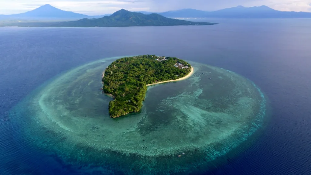 Aerial,View,Siladen,Island,Manado,,North,Sulawesi, ,Indonesia